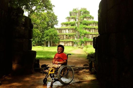 Mitch St.Pierre exploring ancient temples